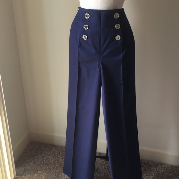 Lauren Ralph Lauren High Waisted, Wide Leg Pants - Picture 2 of 3